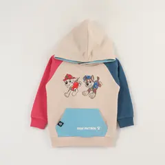 PAW PATROL - Polerón Cerrado Niño Beige Chase & Marshall