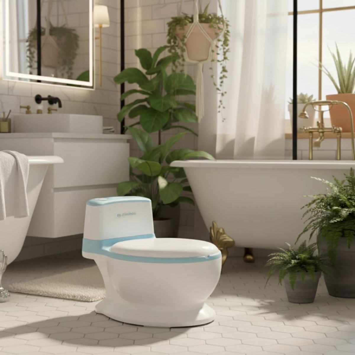 PIKABOO - Bacinica Mi Primer Baño Potty PIKABOO Azul