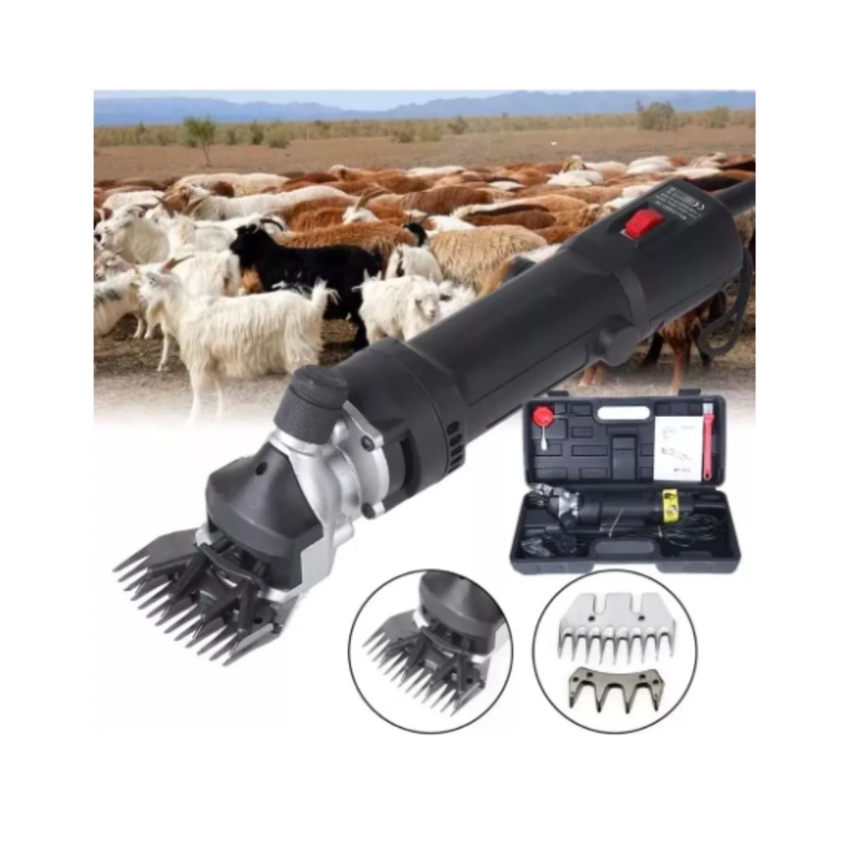 GENERICO - Maquina Esquiladora Eléctrica Para Cortar Lana Ovejas