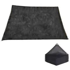 GENERICO - MALLAS SOMBREADORA TOLDO VELA RECTANGULAR COLOR NEGRO