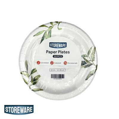 Imagen 2 del producto Platos de Papel Cumpleaños Desechables21 cm 50 un