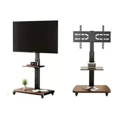 GENERICO - Soporte TV 32 a 70 Pulgadas 60Kg Soporte Pedestal Stand Premium Portátil Con Ruedas