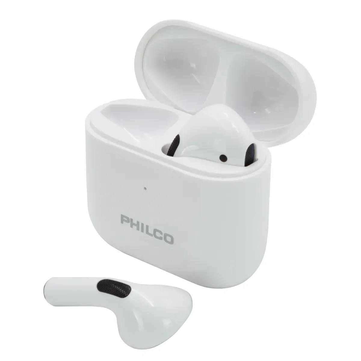 PHILCO - AUDIFONOS BLUETOOTH TWS EARBUDS MINI TRUE WIRELESS TOUCH BLANCO PHILCO TWD3B