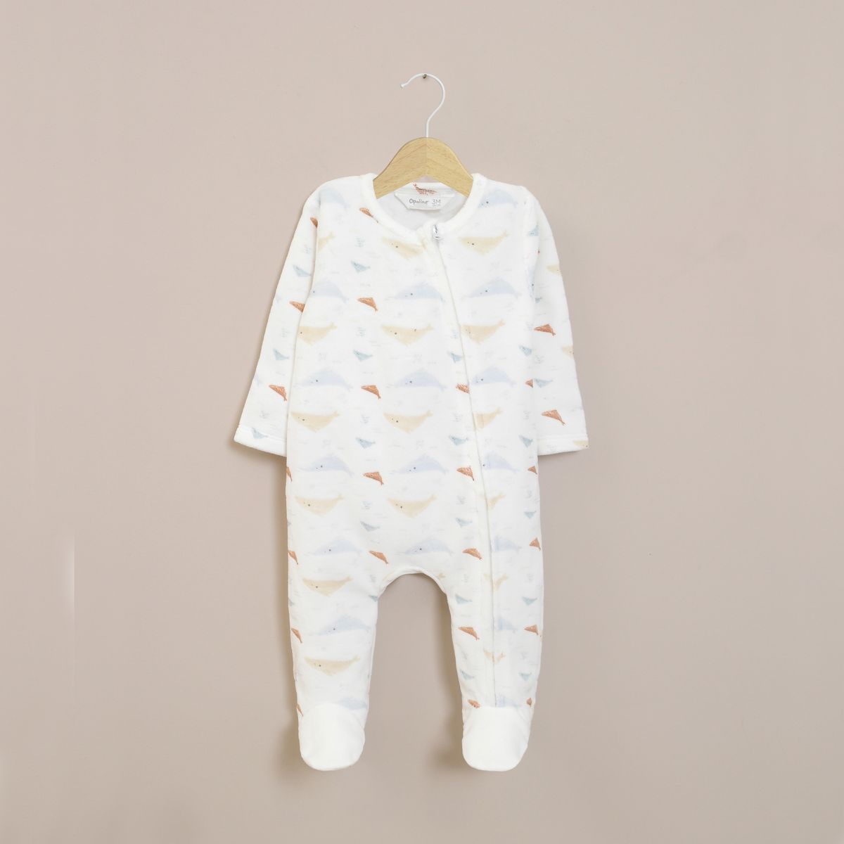 OPALINE - Oso Plush Bebe Niño Celeste