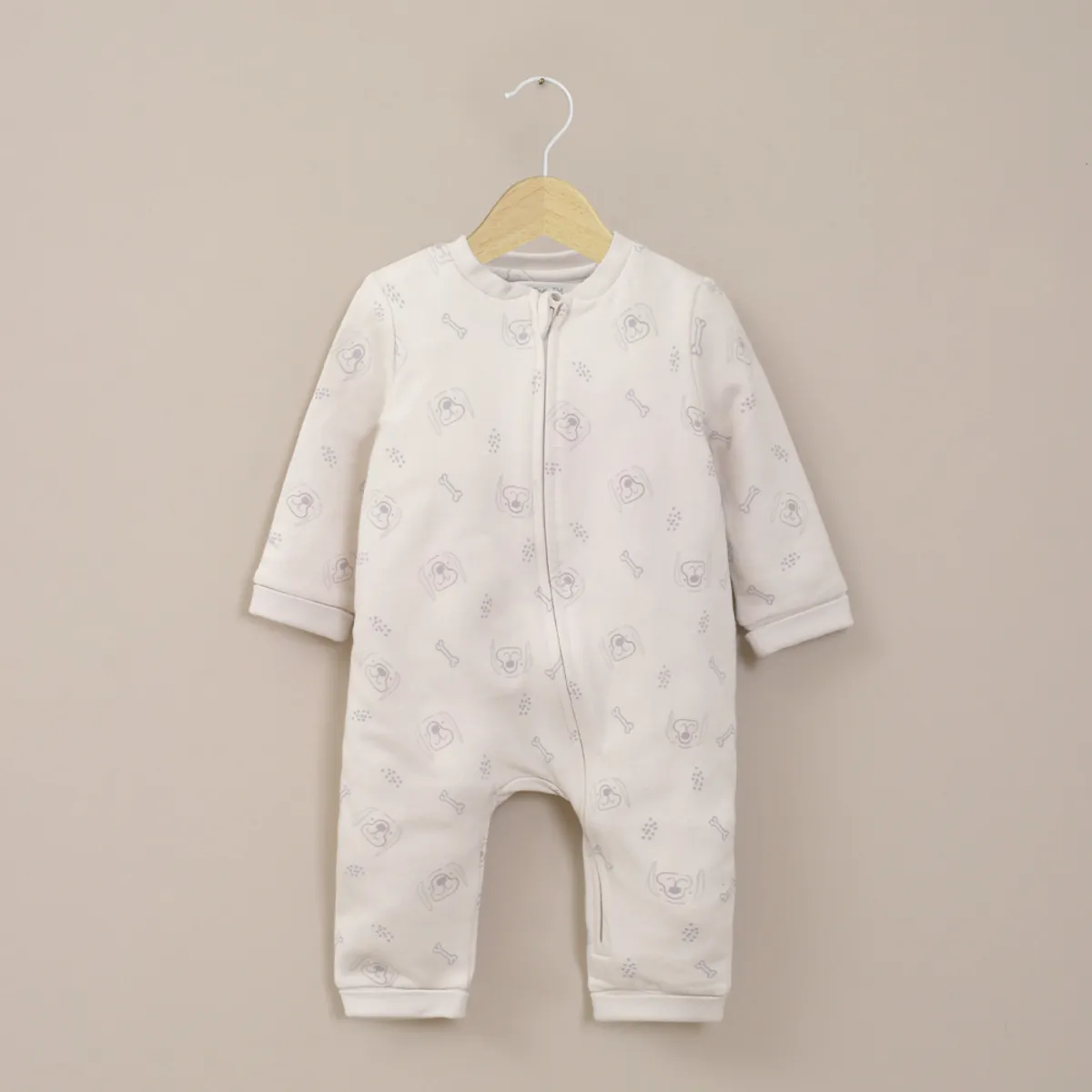 OPALINE - Oso Bebe Niño Estampado Blanco