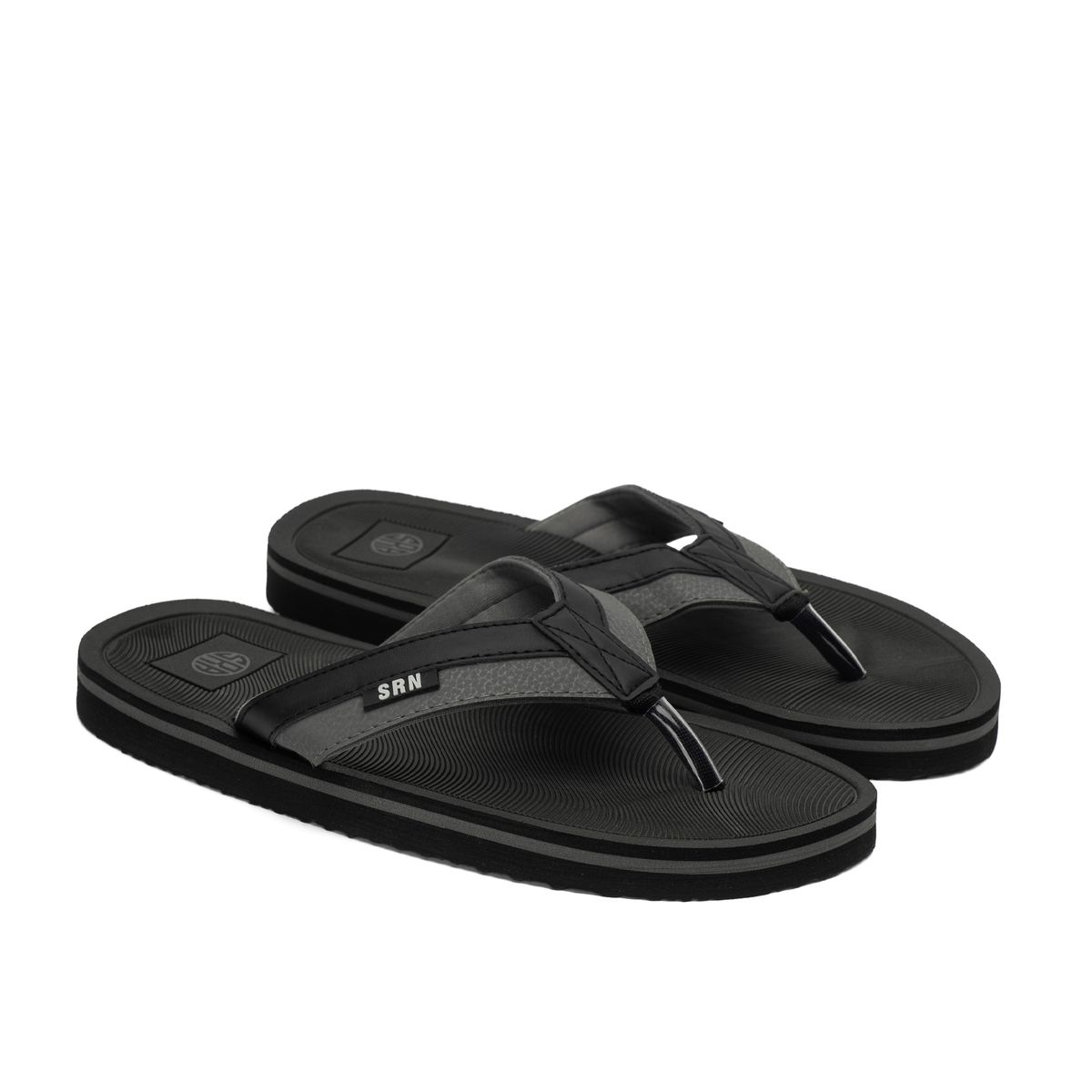 CHINITOWN - Sandalia Casual Hombre Negro Aimar Chinitown