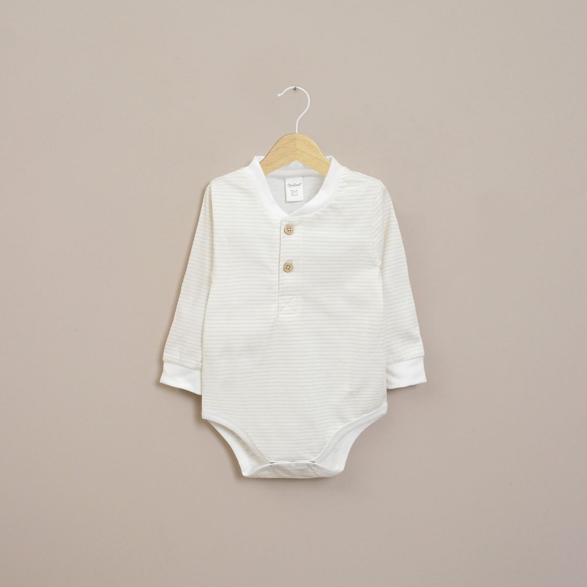 OPALINE - Body Bebe Niño Beige