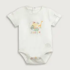 OPALINE - Body Blanco de Bebé Niño