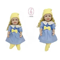 OKAY - Muñeca De Niña Reborn De Silicona De 55 Cm Con Sonido