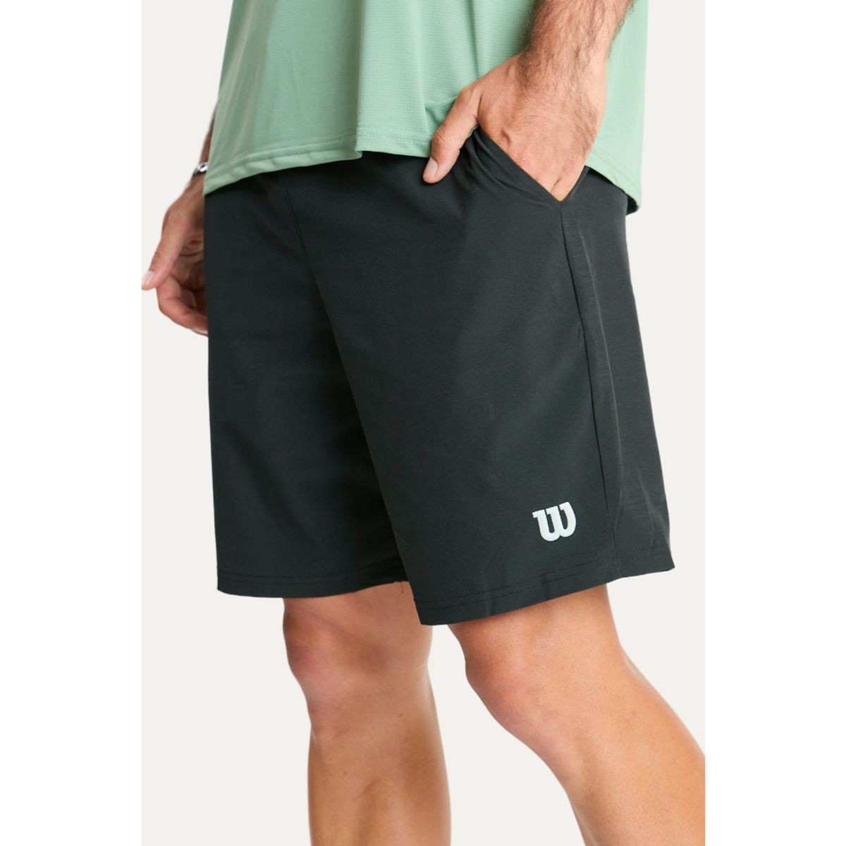 WILSON - Short Largo Poliester Caballero Negro Wilson