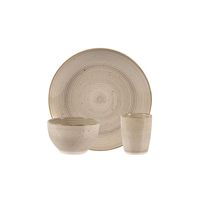 Juego Loza Cerámica 12 piezas Siena
