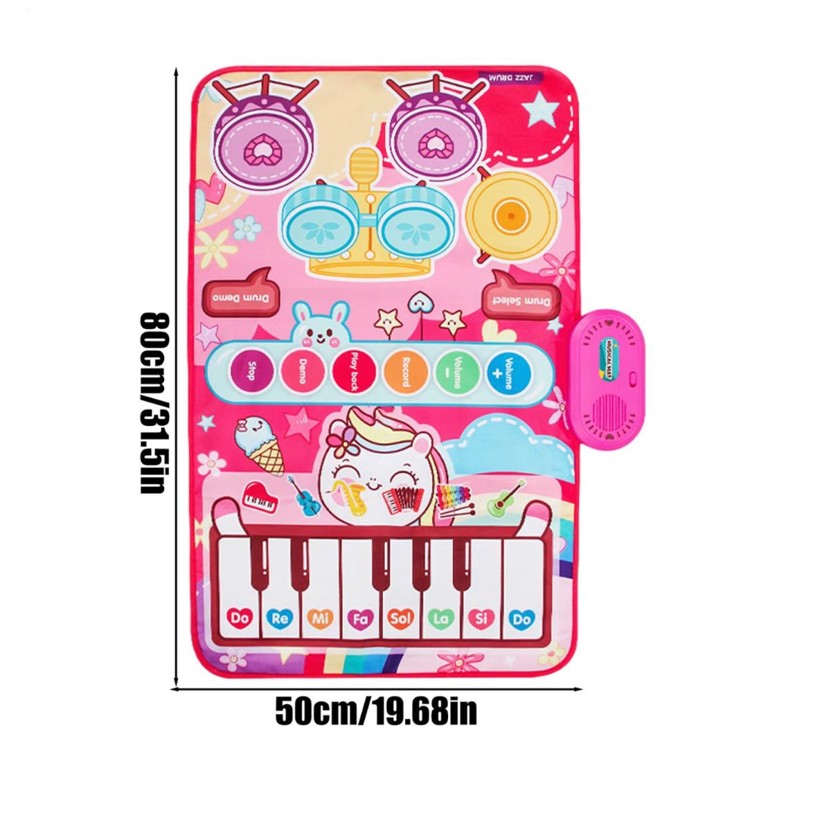 OEM - ALFOMBRA  DE JUEGO MUSICAL  DE JAZZ para niños y niñas