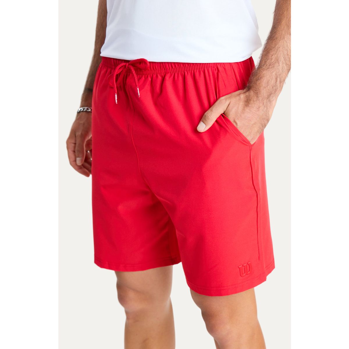 WILSON - Short Poliester Caballero Rojo Wilson