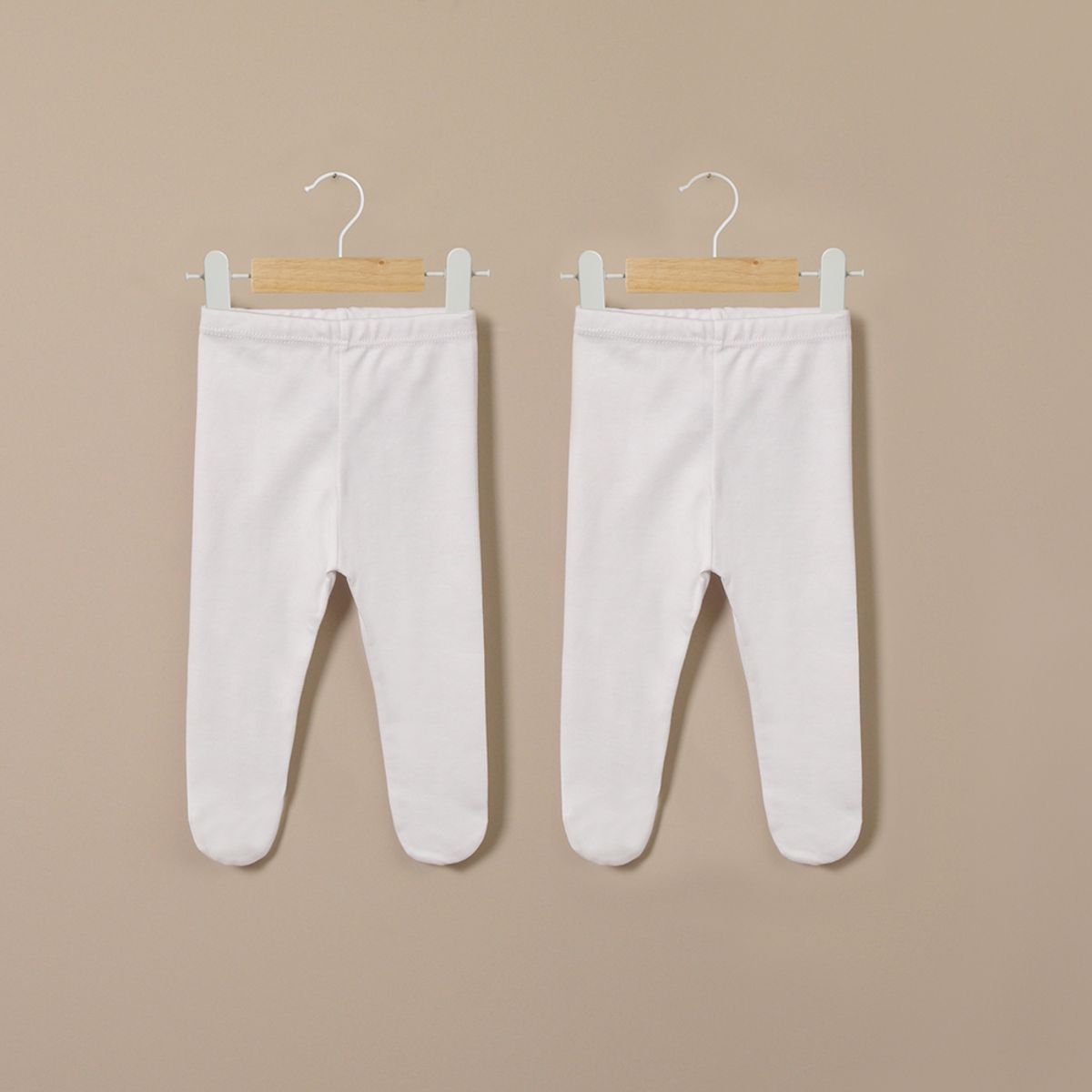 OPALINE - Pack De 2 Panty Ballerina Blanca Unisex