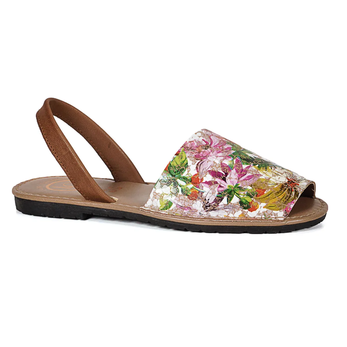 LOLA CANALES - Sandalia Cuero Jistice Multicolor LOLA CANALES