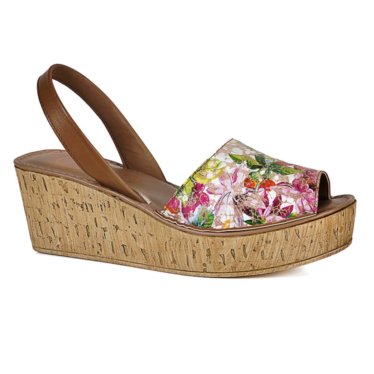 LOLA CANALES - Sandalia Cuero Eliada Multicolor LOLA CANALES