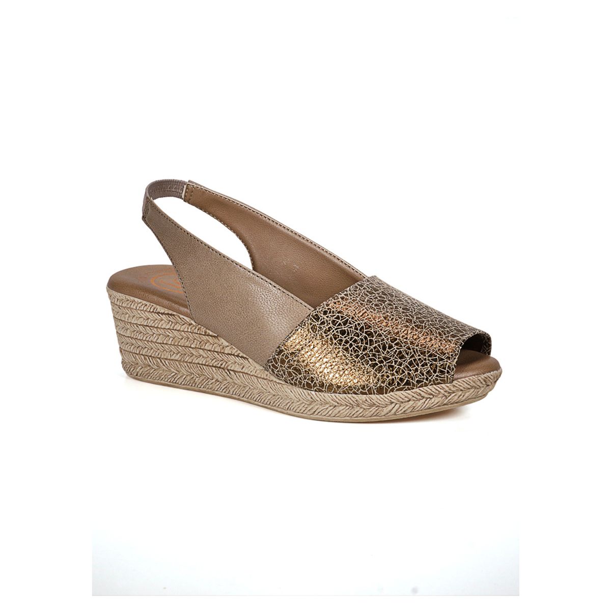 LOLA CANALES - Sandalia Cuero Susanne Beige Cobre LOLA CANALES