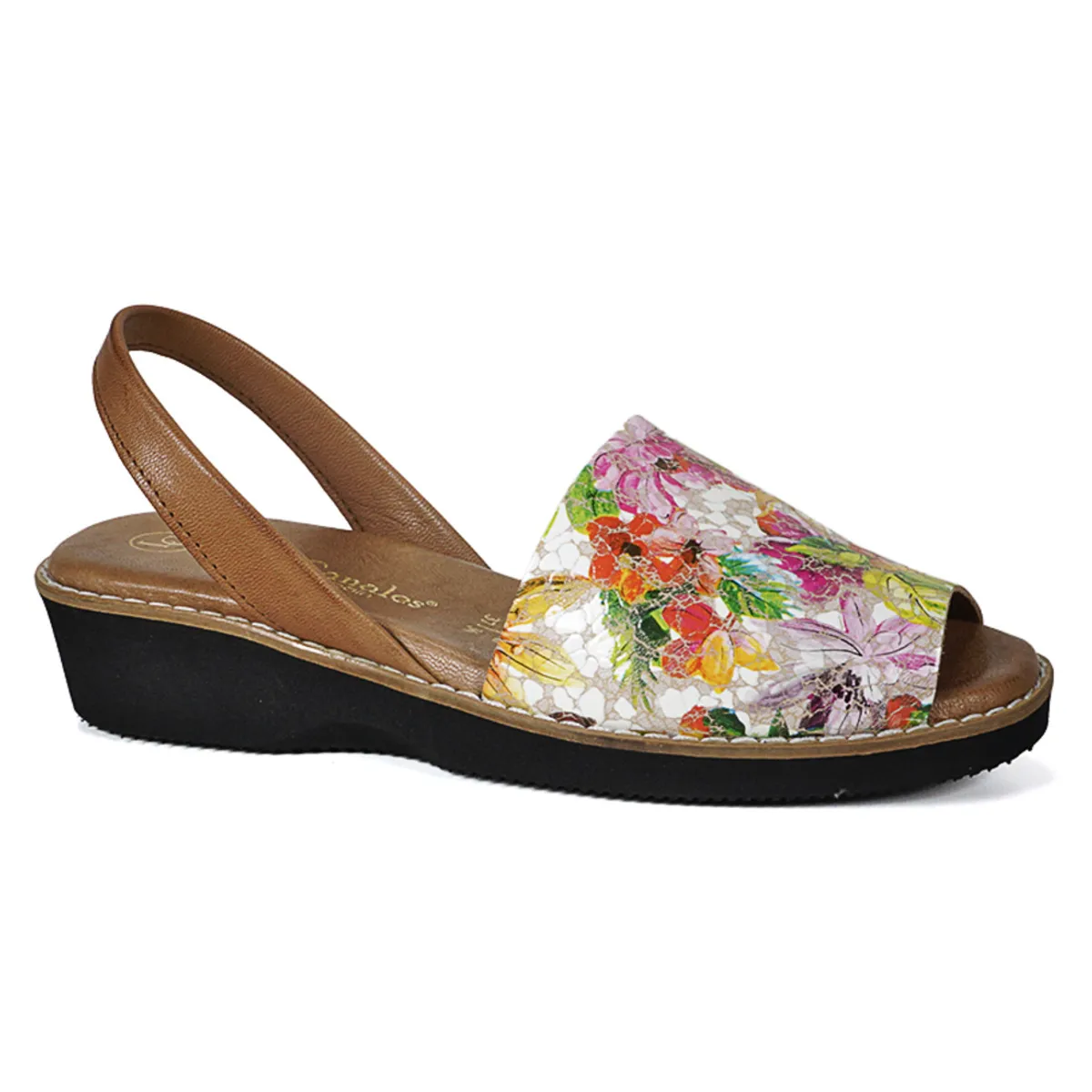 LOLA CANALES - Sandalia Cuero Anika Multicolor LOLA CANALES