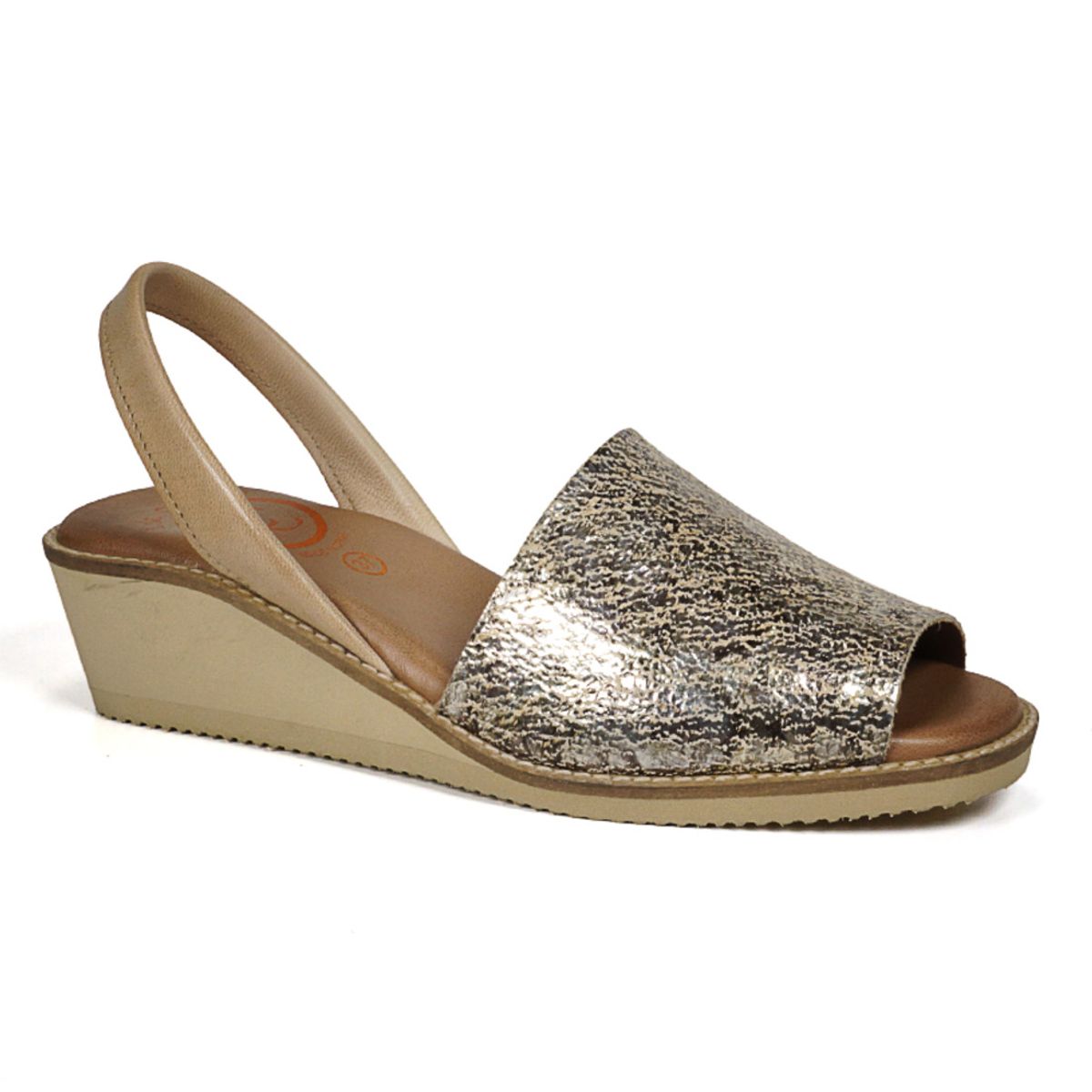 LOLA CANALES - Sandalia Cuero Anika Bronce LOLA CANALES