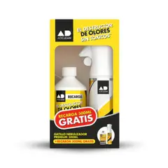 ADCLEAN - Pack Ahorro Destructor de Olores 300ml + Recarga 500ml