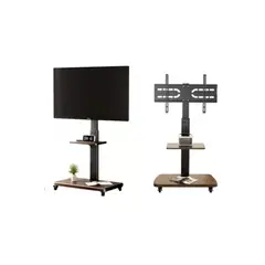 GENERICO - Soporte TV 32 a 70 Pulgadas 60Kg Soporte Pedestal Stand Premium Portátil Con Ruedas