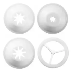 GENERICO - Kit 4 Boquillas Plásticas Para Máquina De Churros