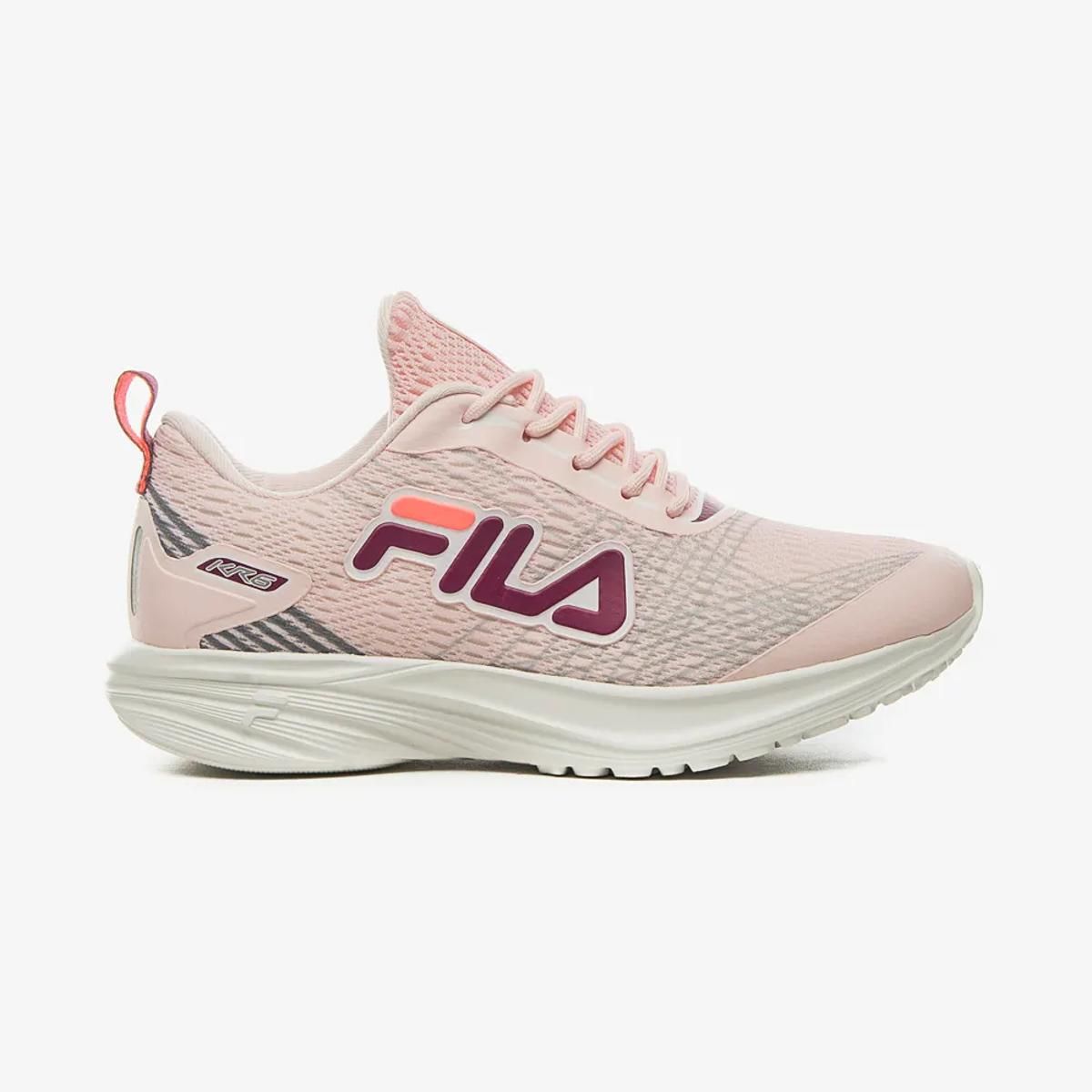FILA - Zapatilla Fila Kr6 Niños Rosa Claro/Burdeo/Coral