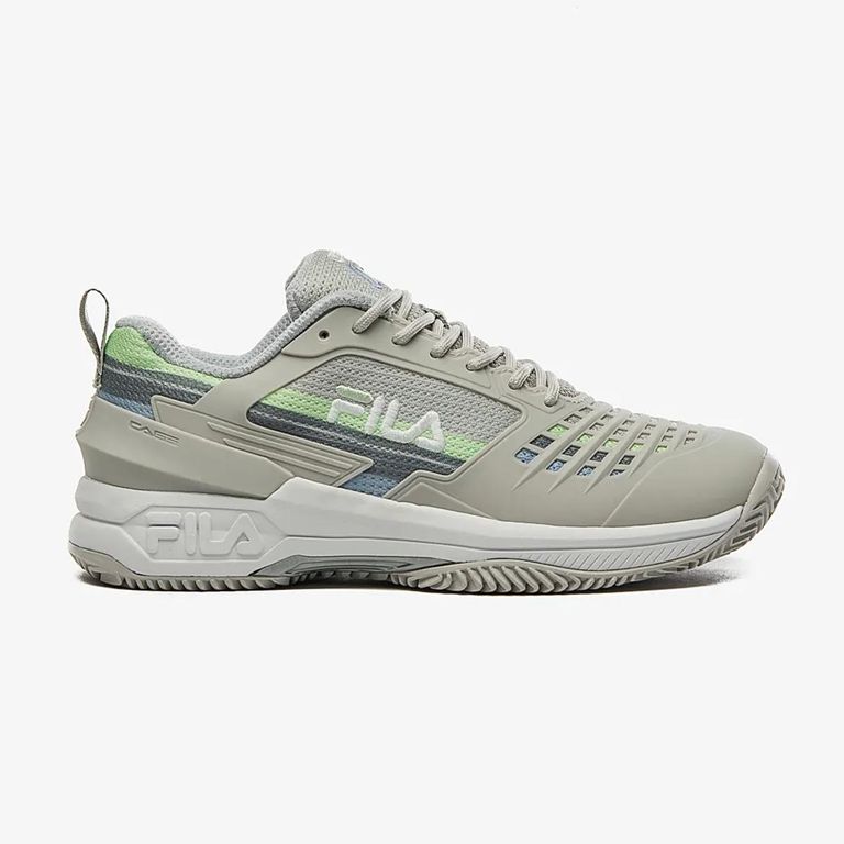 Zapatilla Axilus Ace .0 Clay Mujer Plata/Verde/Azul