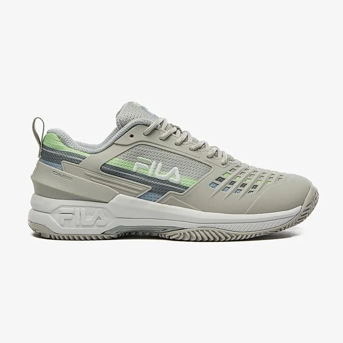 FILA - Zapatilla Fila Axilus Ace .0 Clay Mujer Plata/Verde/Azul
