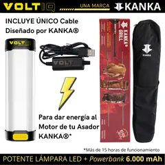 GENERICO - VOLTIQ - Lámpara Con Batería Recargable/powerbank 6.000 Mah