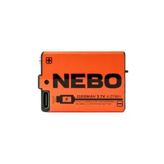 NEBO - Batería Recargable Li-ion 1100 mAh con Puerto USB-C