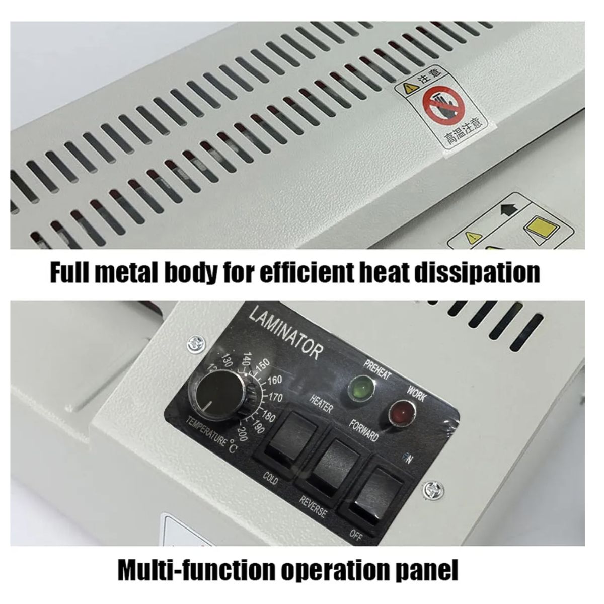 OKAY - Termolaminadora A3 Plastificadora Profesional Hasta 32 Cm