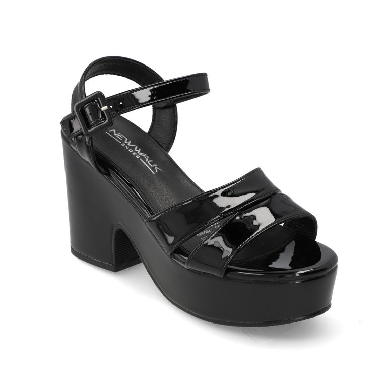 Sandalia Taco Negro