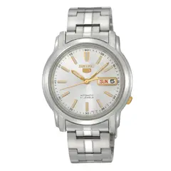 SEIKO - RELOJ 5 SNKL77K1 AUTOMÁTICO PLATEADO