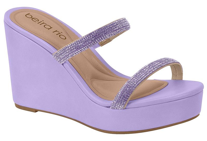 Sandalia Taco Violeta