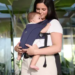 OPALINE - Porta bebé azul