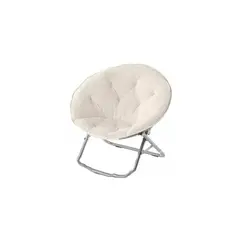 GENERICO - Silla Redonda Plegable Poliéster GRIS