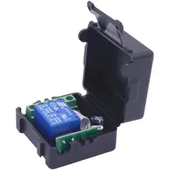 GENERICO - Receptor Inalámbrico 12V 433Mhz Solo relé automatización