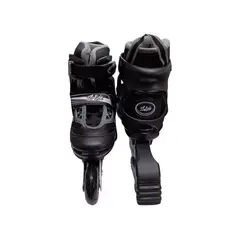 RIDER - PATIN EN LINEA SLIDE NEGRO GRIS 36-39