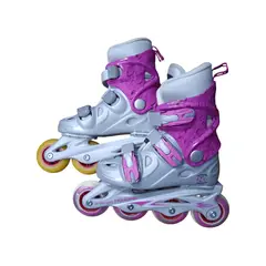 GENERICO - PATINES EN LINEA HOLY HD GRIS ROSADO Nº 33