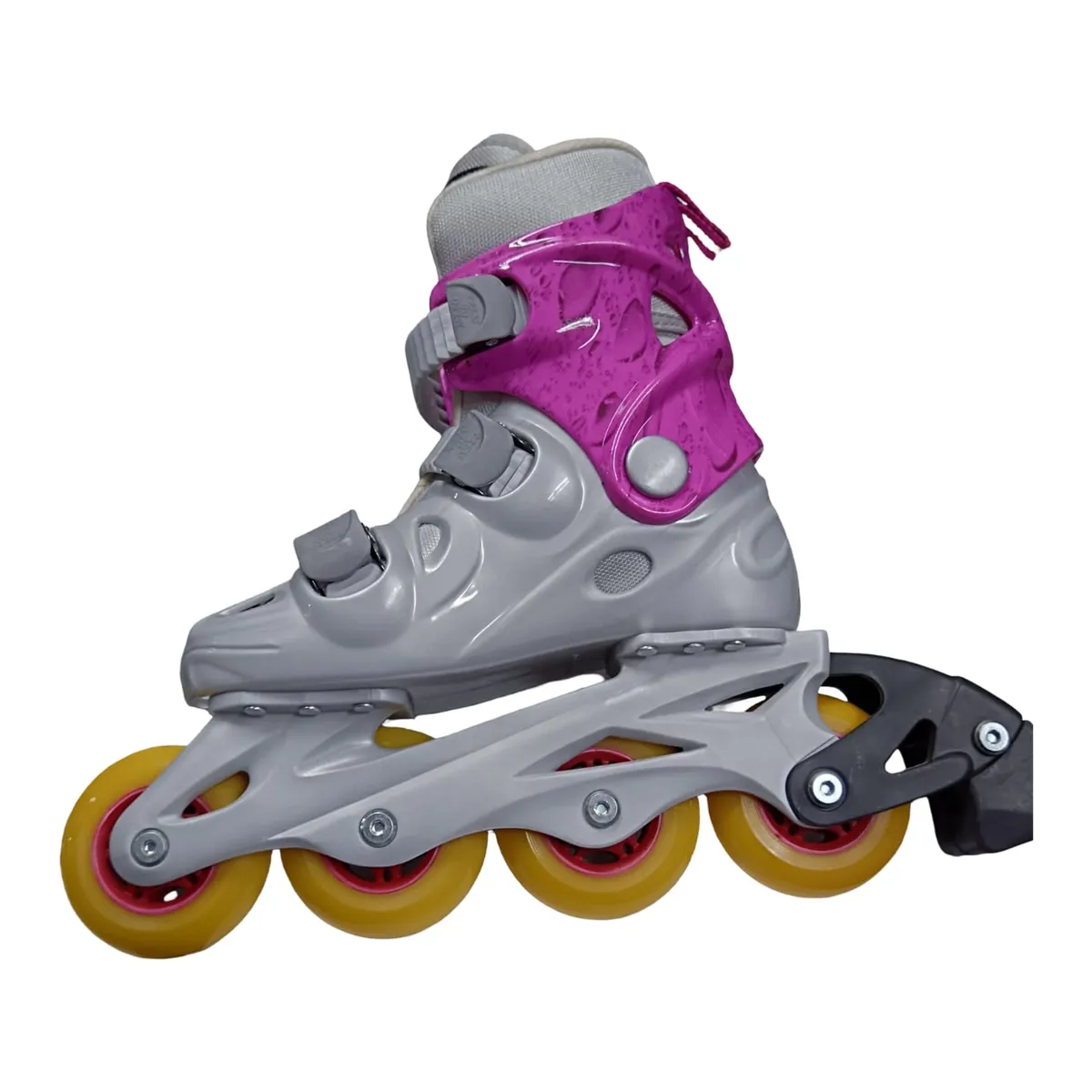 GENERICO - PATINES EN LINEA HOLY HD GRIS ROSADO Nº 33