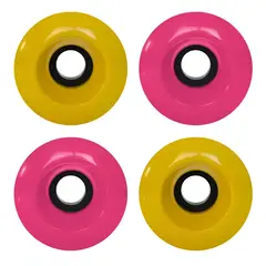 RIDER - SET 4 RUEDAS DE PATINES PARALELO COLORES