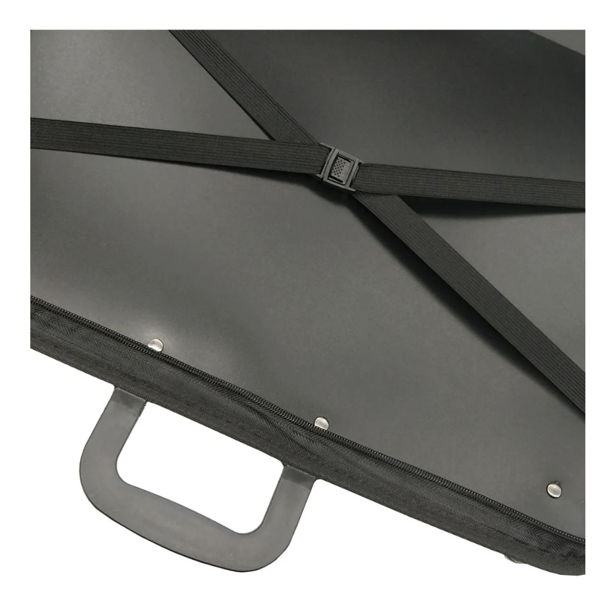 OKAY - Maletín Portafolios A3 Con Correa Y Bolsillo Interno Negro