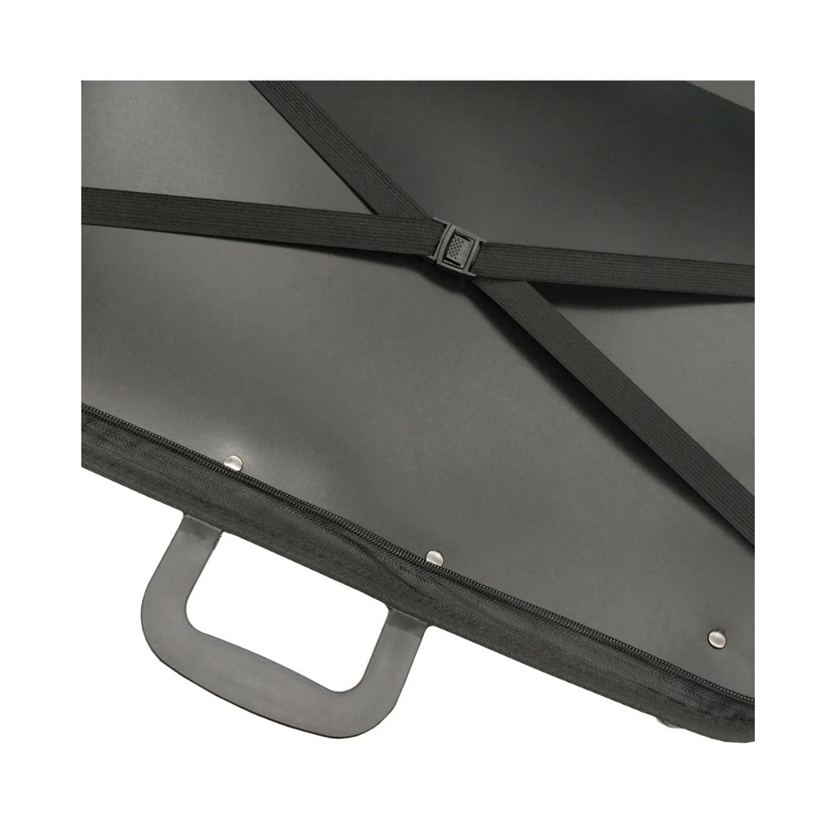 OKAY - Maletín Portafolios A3 Con Correa Y Bolsillo Interno Negro