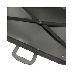 OKAY - Maletín Portafolios A3 Con Correa Y Bolsillo Interno Negro