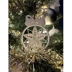 GENERICO - Adorno para el árbol de flor navideña