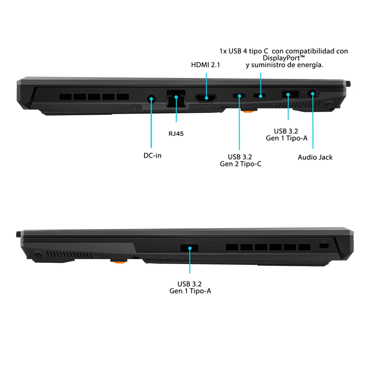 ASUS - Notebook ASUS TUF Gaming A16 AMD Ryzen 7 32GB RAM 512GB SSD RTX 4050 16"