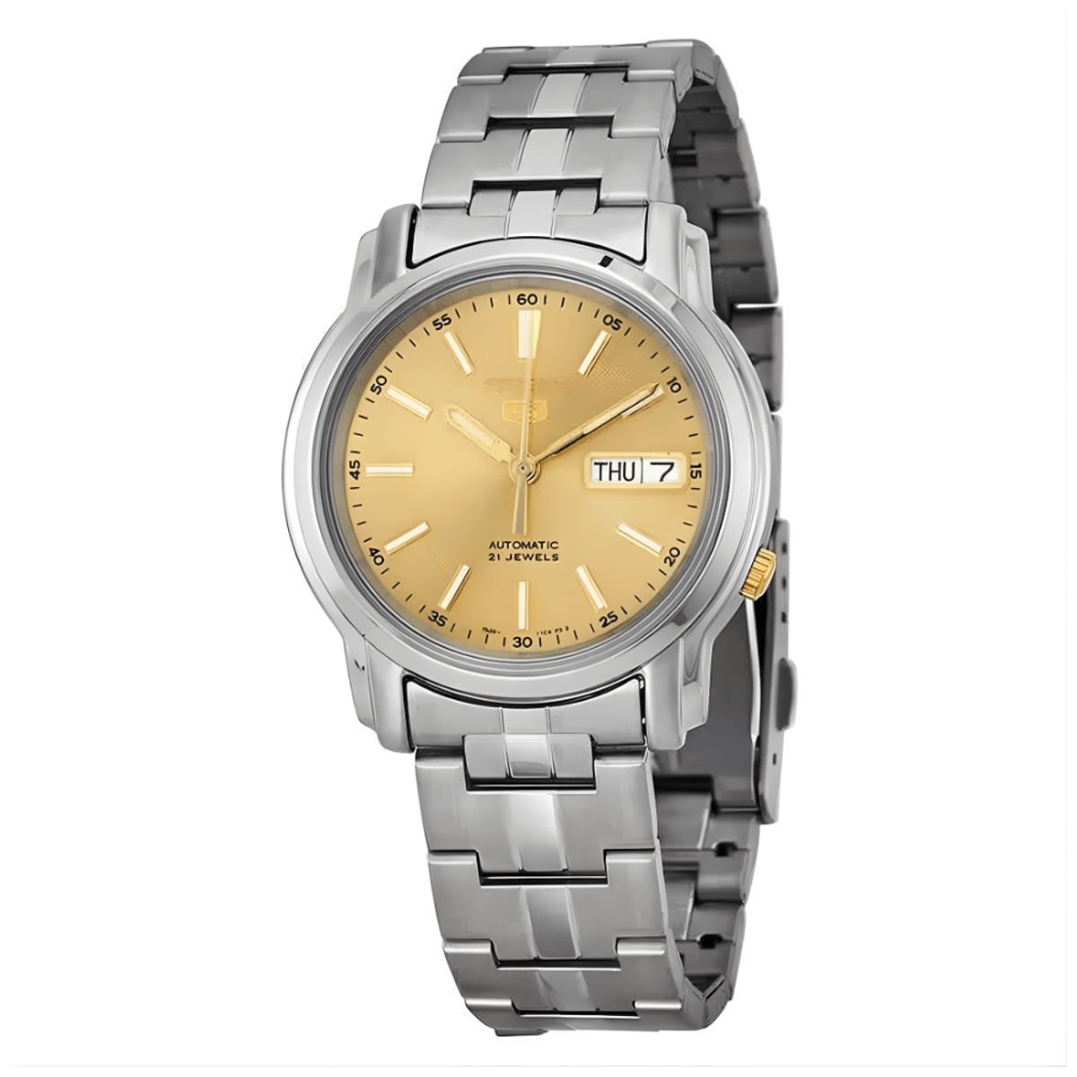 SEIKO - RELOJ SEIKO SNKL81K1 AUTOMÁTICO PLATEADO