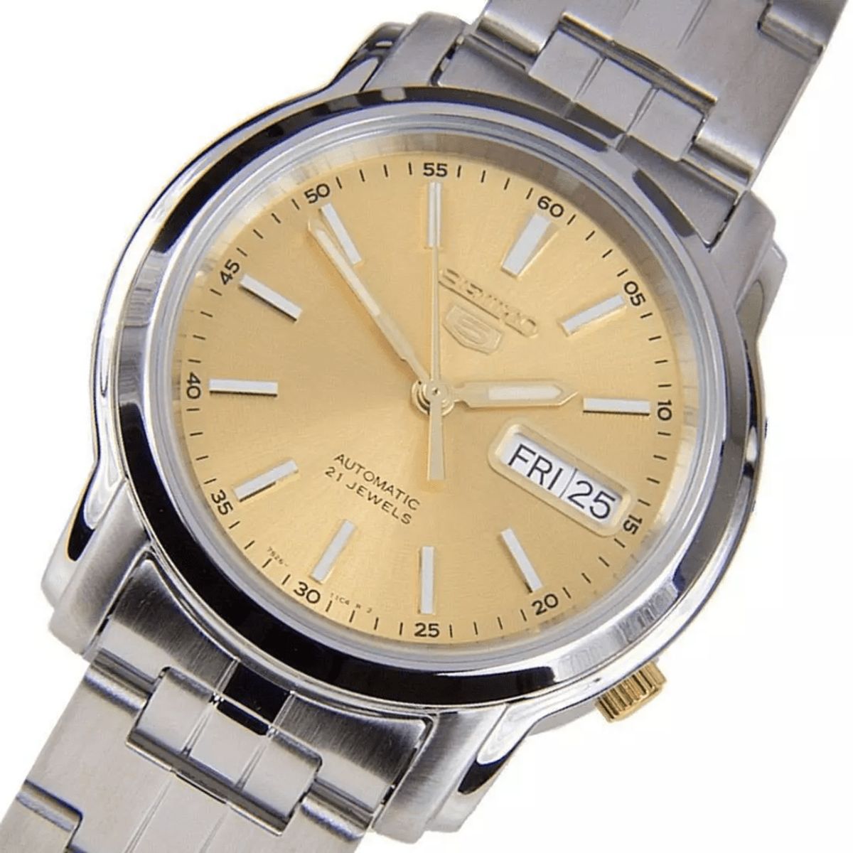 SEIKO - RELOJ SEIKO SNKL81K1 AUTOMÁTICO PLATEADO