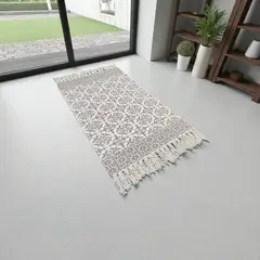 GENERICO - Bajada de cama kilim 60x90 tejidas algodón Étnico